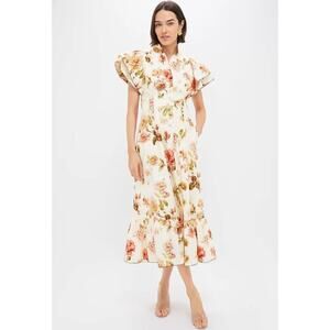 TUCKERNUCK Romantic Floral Alicia Dress Size XS NWT Retail $298 Tuckernuck